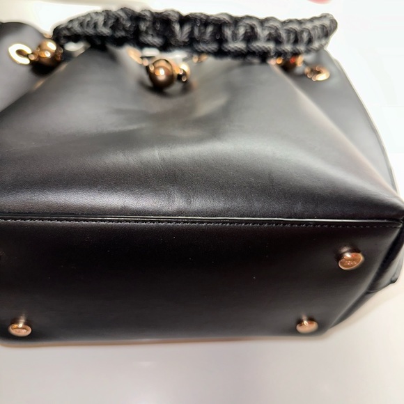 SOPHIA WEBSTER *Romy* black leather large classic bucket satchel bag purse sac - Picture 14 of 15